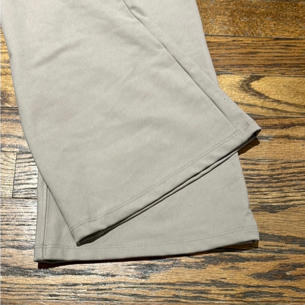 Beige Super Soft Flared Leggings - Picture 3 of 4